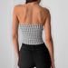 Gingham Korsett-Bustier-Top – Trägerloses, süßes und würziges Schnür-Unterhemd für Damen, S/M/L_voghion.com