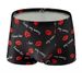 LuvBox 2024 Nuovi Boxer da Uomo in Seta di Latte Stampata, Traspiranti e Comodi, Multicolore, con Motivo a Rosa_voghion.com