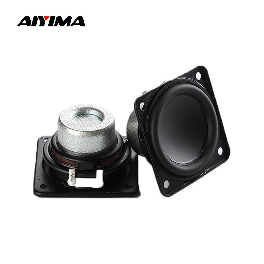 AIYIMA 2Pcs 2 Zoll Tragbarer 50MM 4 Ohm 20W Vollständige Palette Hifi Stereo Lautsprecher DIY Bluetooth Lautsprecher Sound Home Verstärker_voghion.com