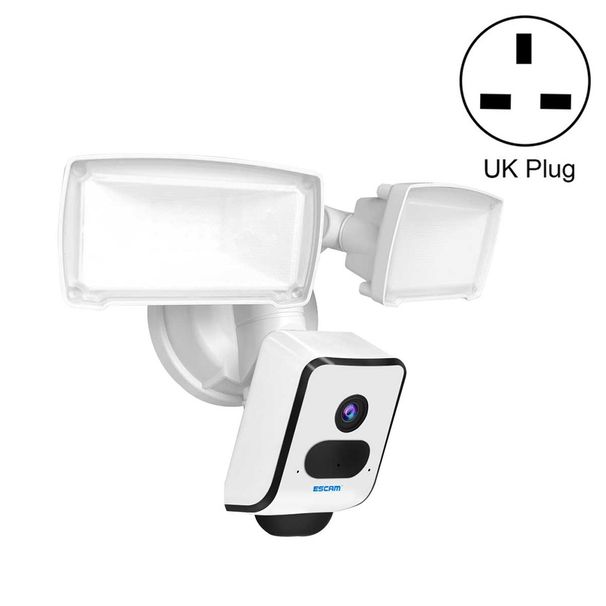 QF612 3MP WiFi IP Kamera ve Projektör, Gece Görüşü / PIR Algılama Desteği (İngiltere Fişi)_voghion.com