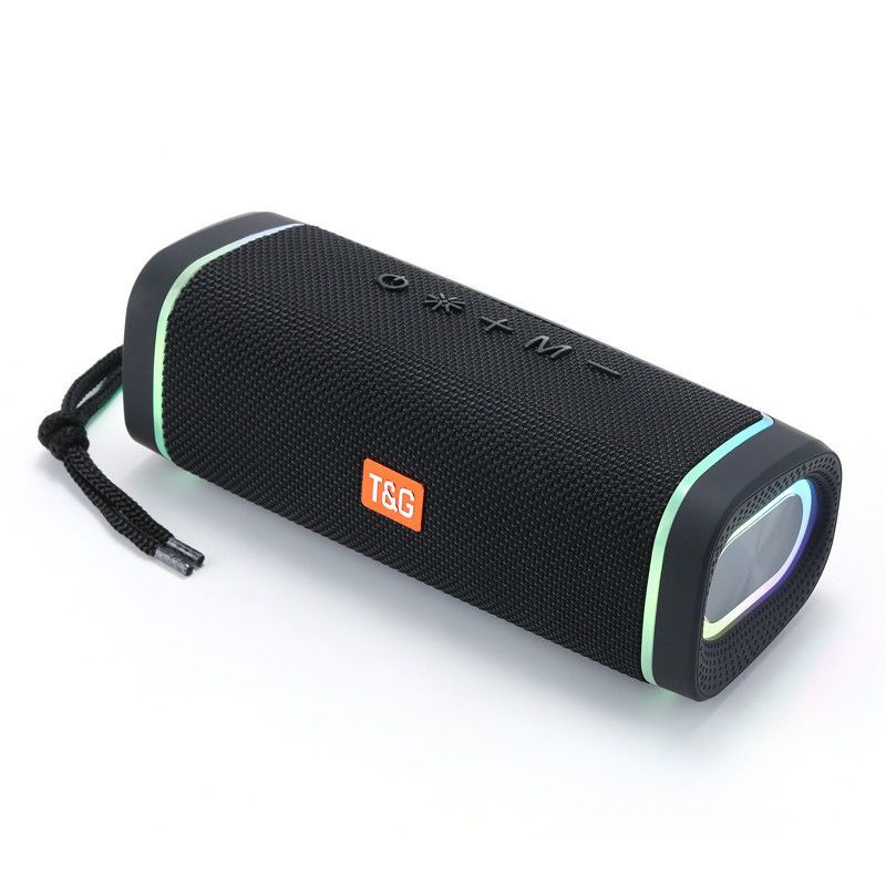 TG375 Wireless Outdoor Subwoofer Card Slot Mini Portable LED Bluetooth Speaker_voghion.com