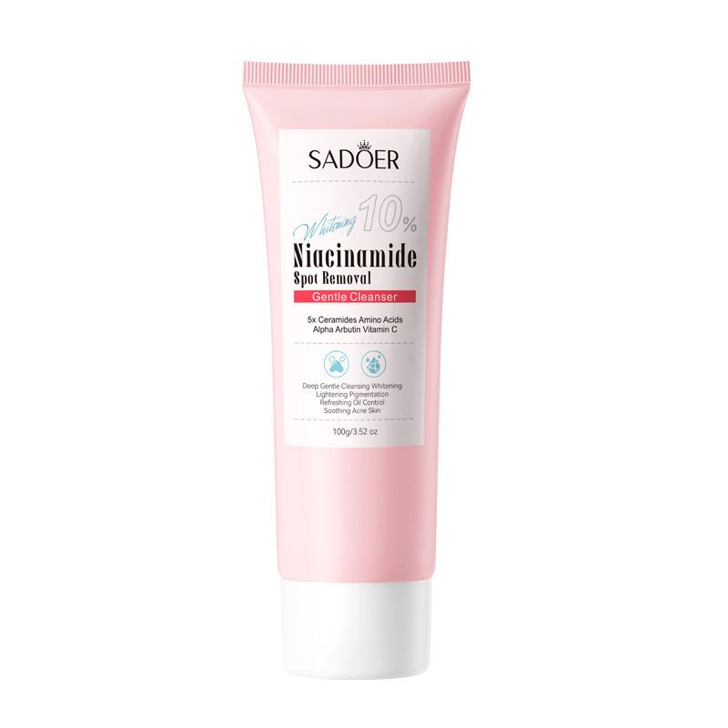 Serie completa di niacinamide SADOER, detergente sbiancante e per la rimozione delle macchie per il viso_voghion.com