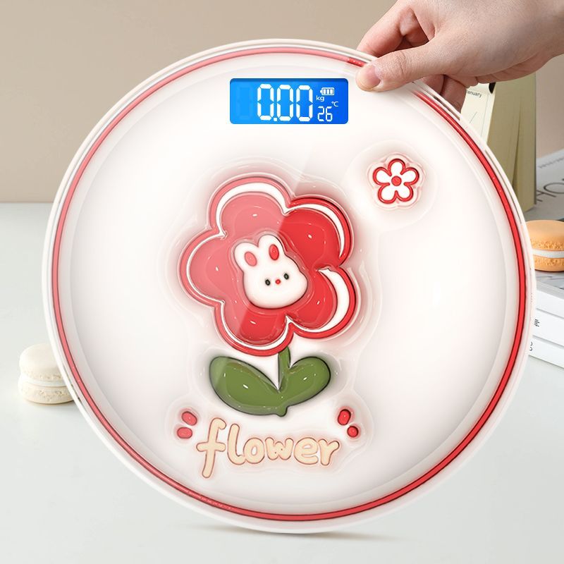 lot High Precision Fortune Electronic Cute Bluetooth Rechargeable Home Weight Loss Student Dormitory Body Fat Scale_voghion.com
