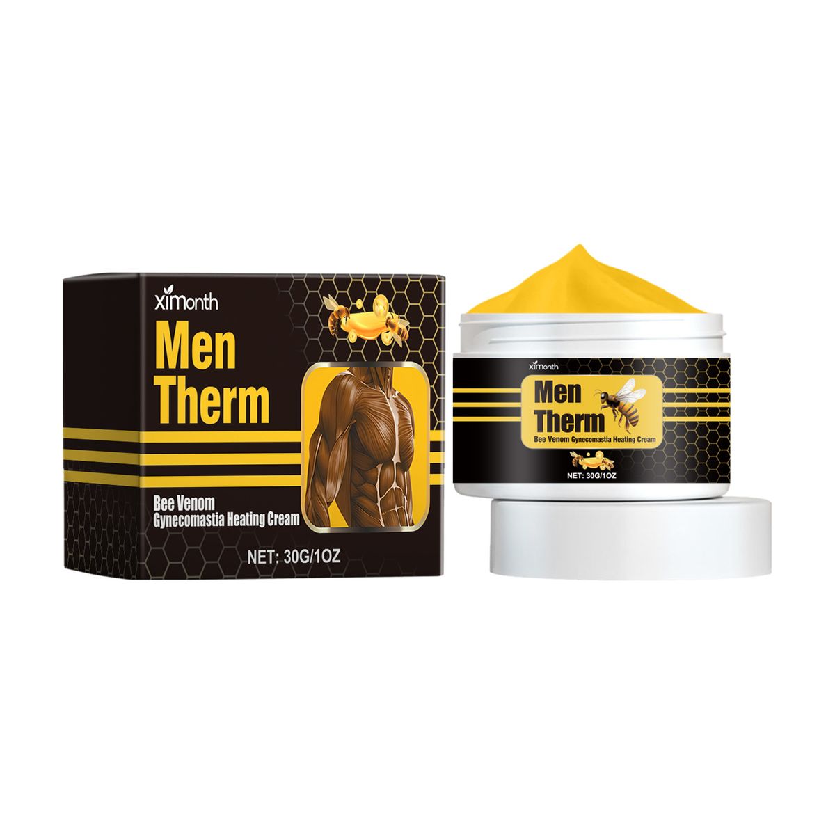 Ximonth Men's Chest Firming Contour Massage Care Cream_voghion.com
