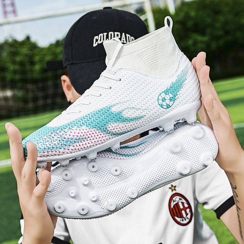 Visoke nogometne tenisice za muškarce i žene, neklizajuće, duge, probojne, za učenike i djecu, za trening igre_voghion.com