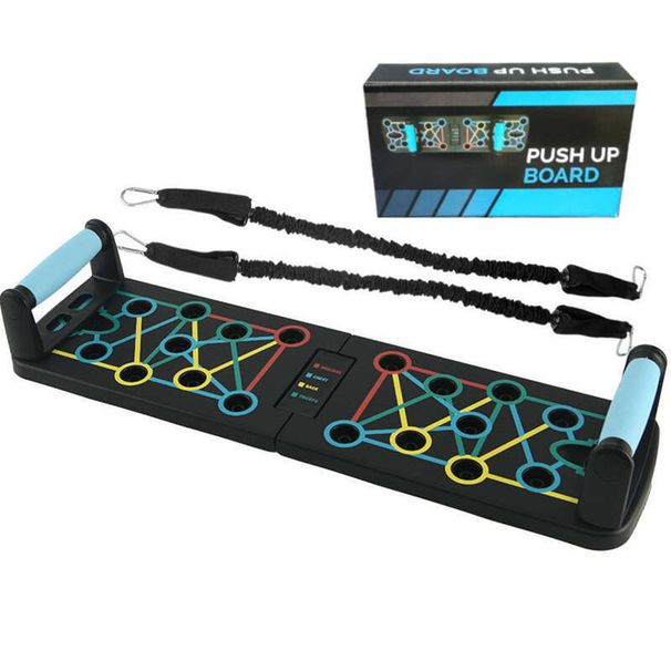 Planche pliable multifonctionnelle, appareils de musculation pour la poitrine pour hommes et femmes, équipement d'entraînement, support pour pompes_voghion.com