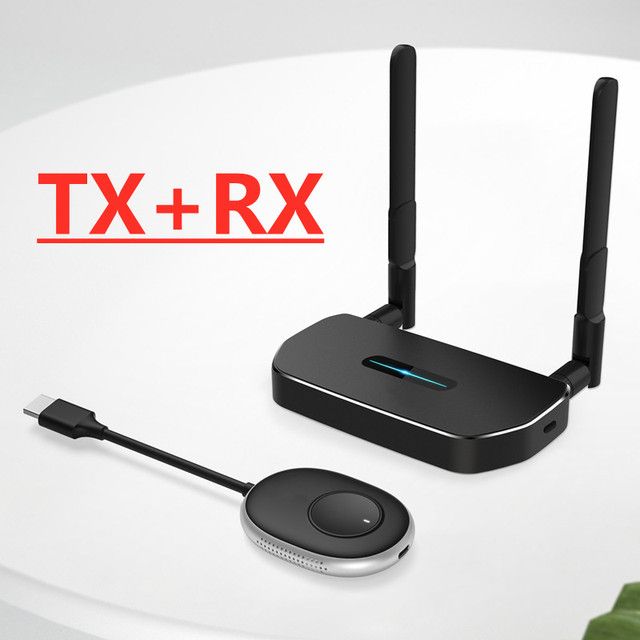 50M Wireless HDMI Video Sender und Empfänger Extender Display Adapter Dongle 4K 5G für PS4 PC zu TV Monitor Projektor Stick_voghion.com