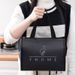 Fashion Black Thermal Lunch Bag For Men Picnic Travel Waterproof Breakfast Food Container Ice Pack Storage Bag_voghion.com