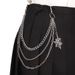 Personalized Sweet Cool Hip Hop Punk Spider Web Pant Gothic Multi Layered Metal Body Chain_voghion.com