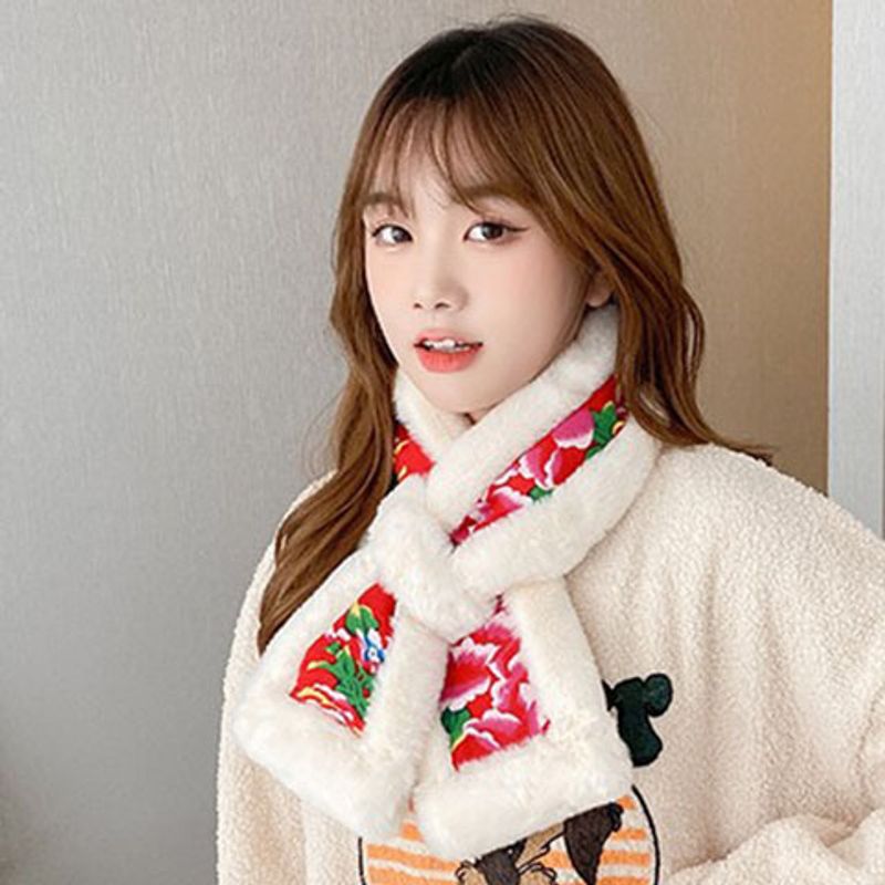 Pălărie Northeast Dahua Cloth Lei Feng pentru femei, caldă, groasă, pentru ciclism, cu protecție pentru urechi, din bumbac, cu flori, model Brain Flower_voghion.com