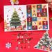 Weihnachtsschmuckherstellung, Weihnachts-Advents-Countdown-Kalender, 24 Raster, DIY-Schmuckzubehör, Cartoon-Elch, Kinderarmband_voghion.com
