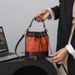 Bucket 2025 Neue High-End-Handtasche im Farbblock-Stil mit einer Schulter_voghion.com