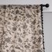 Linen-Blend Semi-Sheer Curtains With Floral Embroidery – American Farmhouse Style Window Panels (80% Linen, Light-Filtering)_voghion.com