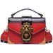 New European and American Retro Pu Handbag European and American Shoulder Crossbody Small Square Bag_voghion.com