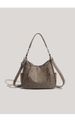 2024 new large capacity Korean versatile frosted diagonal cross texture single shoulder commuting tote bag_voghion.com