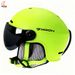 Ski Head Shape Equipment Protective Gear For Men And Women, Hard Helmet With Anti-Collision, Integrated Goggles,_voghion.com