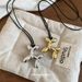 Collana in corda di pelle per cani di piccola taglia, semplice e irregolare, personalità coreana, di nicchia, con catena regolabile per la clavicola, di alta qualità_voghion.com