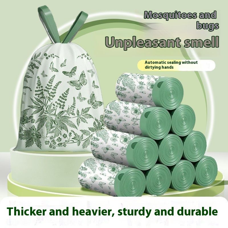 Brabantia Printed Drawstring Bin Bags - Extra Thick 30L Kitchen & Bathroom Trash Liners
_voghion.com
