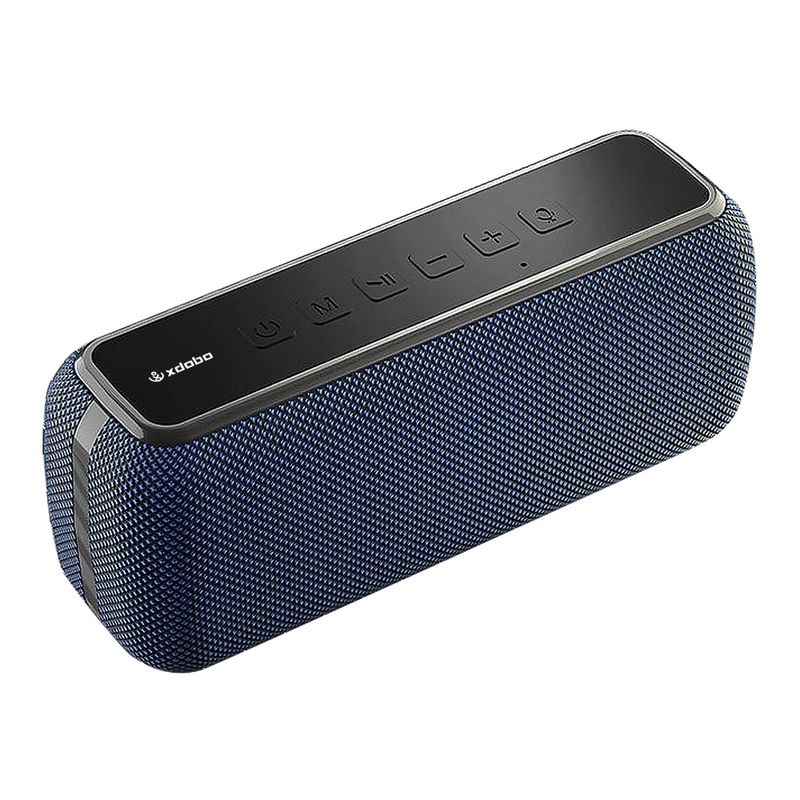 X8 60 W bezvadu Bluetooth skaļrunis āra zemfrekvences skaļruņa atbalsts TWS un TF karte (zila)_voghion.com