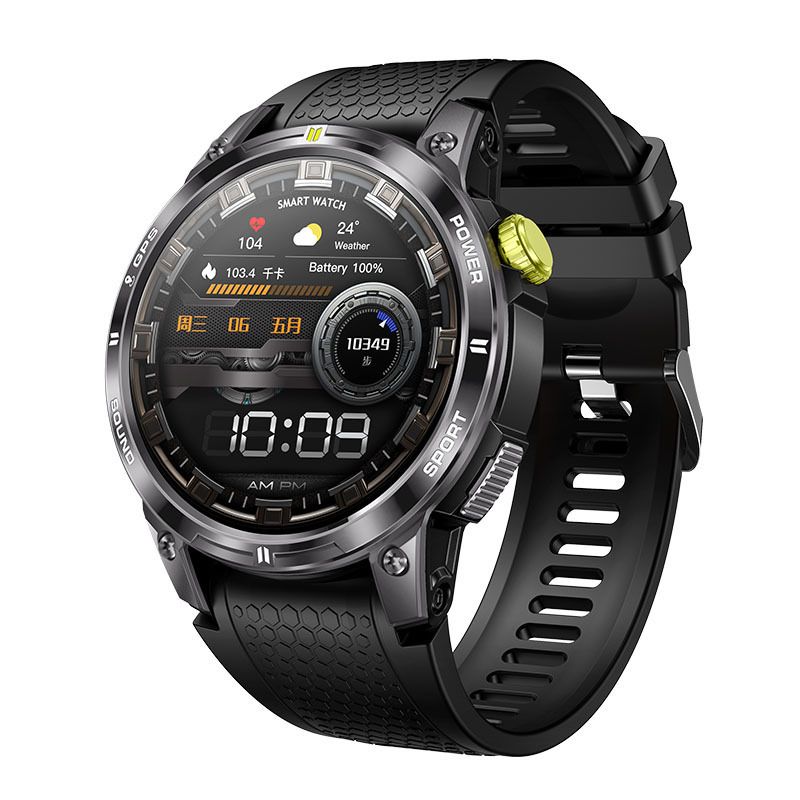 NX18Pro Smartwatch GPS Bluetooth Anruf Kompass Herzfrequenz Blutsauerstoff Multisport Wasserdichte Smartwatch_voghion.com