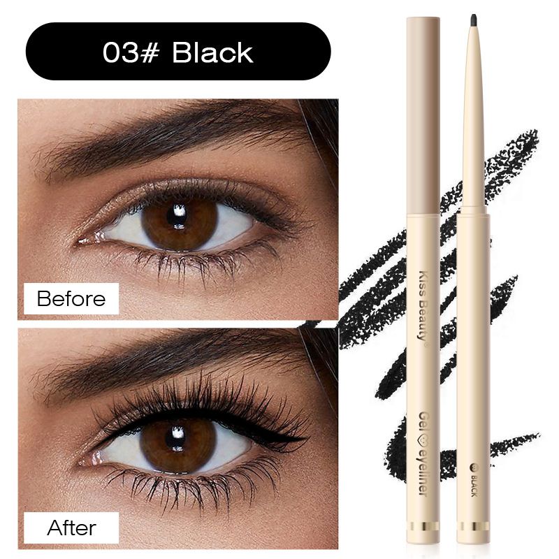 Eyeliner pen Extremely fine female non-smudging long-lasting waterproof and sweat-proof novice brown white long-lasting_voghion.com