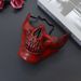 Halloween CS Combat Protection Full Face Head Weerwolf Half Warrior Skull Mask_voghion.com
