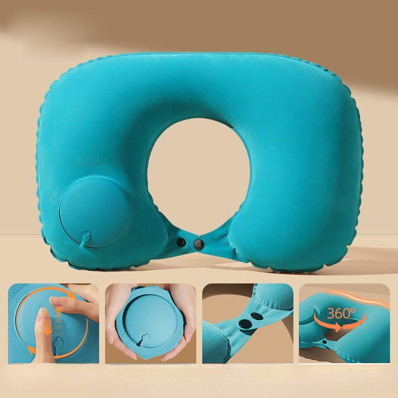 Cuscino pieghevole portatile per esterni semicircolare riempito di gas al 91%-95% per aiutare a dormire_voghion.com