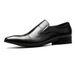 Chaussures décontractées en cuir New Blok pour hommes, style britannique, pointues et sculptées, couvre-pieds, tenues de soirée, coupe slim_voghion.com