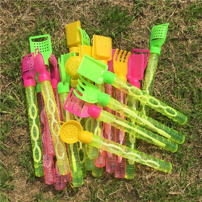 Beach Stick Children's Colorful 27CM Water Blowing Bubble Toy Small Mixed Batch_voghion.com