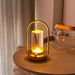 Minimally portable ambient LED charging touch internet famous metal table bedroom bedside small night light_voghion.com