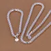 Set di gioielli in argento sterling di alta qualità DFMSS057, collana e bracciale in argento, nuovi di zecca, diretti dalla fabbrica._voghion.com