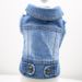 Hondenkleding Teddy Poedel Bichon Krabpatroon Denim Vest Persoonlijkheid Huisdierkleding Lente Herfst Stijl_voghion.com