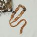 Bohemian Wax Woven Women Belt Ethnic Style Coconut Shell Tassel Rope Waist Chain_voghion.com