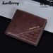 New Men's Short Wallet baellerry Retro Multi-card Open Wallet RFID Simple Wallet_voghion.com
