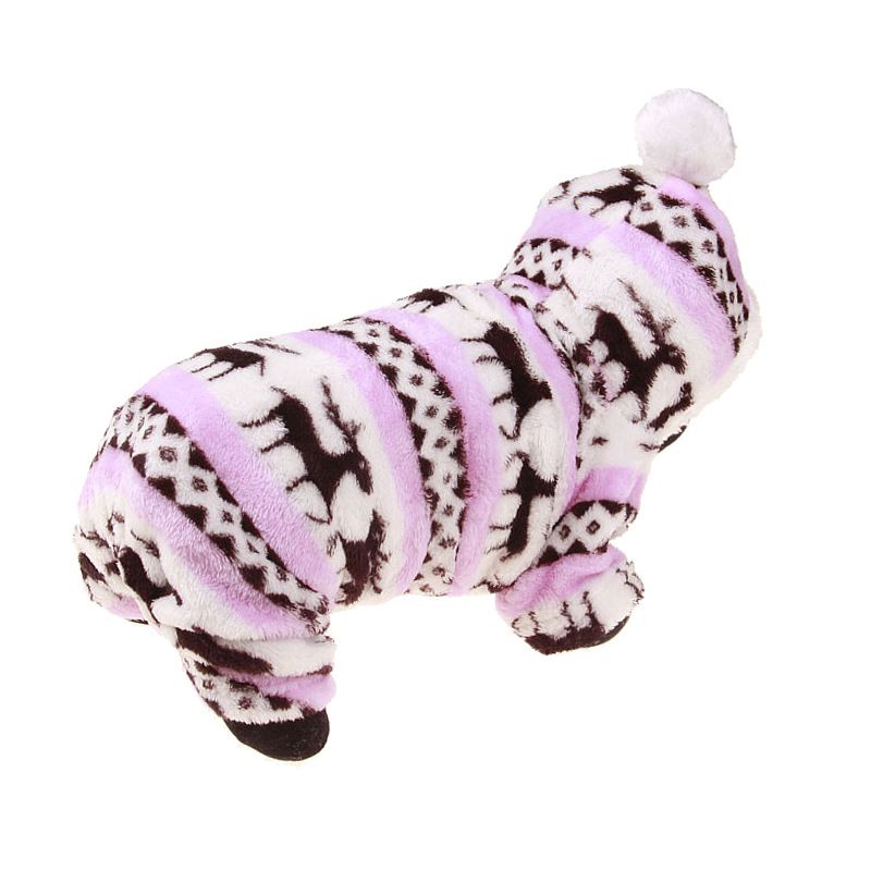 Dog Hoodies Autumn And Winter New Coral Fleece Pet Clothes Dog Clothes Cat Clothes Four-legged Fleece Teddy Small Dog_voghion.com