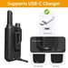 Baofeng T18 Mini Walkie Talkie BF-T18 PMR446MHz Long Range Rechargeable Portable Kids Two Way Radio Type-C Charge FM 16CH_voghion.com