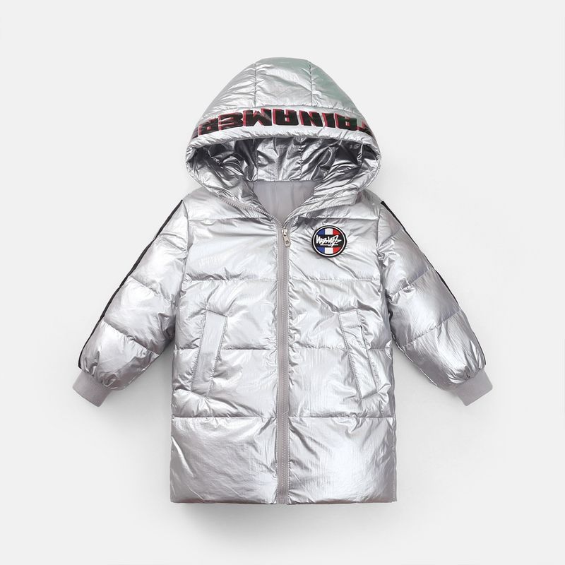 Inverno meninos e meninas crianças com capuz grosso quente médio longo para baixo jaqueta casaco de manga longa_voghion.com