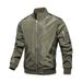 Chaqueta holgada informal de gran tamaño con cuello alto de negocios para hombre_voghion.com