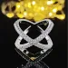 Designer-Ringe, luxuriös, Damen, Crossover-Design, Zirkonia-Einlage, Weihnachtsgeschenk, eleganter Schmuck_voghion.com