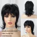 Parrucca corta Pixie Cut Shaggy Layered Mullet con frangia Capelli umani per donne Festa Cosplay_voghion.com