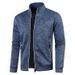 Giacca sportiva da uomo, casual, leggera, in tinta unita, con cardigan sottile e alla moda, nuova collezione autunnale_voghion.com