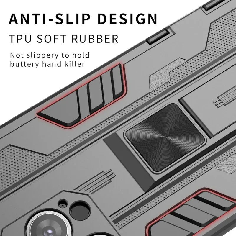 Coque magnétique antichoc pour Xiaomi 13 12T 11T 10T Pro Capa pour Mi 14 Ultra 12 11 Lite 5G avec support en PC rigide_voghion.com