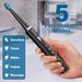 Brosse à dents électrique sonique Phylian bleu clair, 8 têtes, 5 modes, rechargeable, NEUF_voghion.com