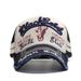 Herrenhüte New Style Washed Mesh Baseball Cap Herren Frühlings- und Sommermode Bull Head Pattern Letter Embroidered Duckbill Cap Mesh Cap_voghion.com
