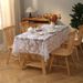 Bohemian Lace Tablecloth Set Of 1-2PCS Polyester Rectangular Table Cover 140x220cm 150x300cm - Non-Slip Heat-Resistant For Dining Kitchen Cafe_voghion.com