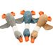 Dog Cat Three-Color Goose Feather Plush Sound Toy Chew-Resistant Self-Entertainment Pet Supplies_voghion.com
