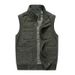 "Men's Multi-Pocket Cotton Vest For Outdoor Activities, Lightweight Casual Waistcoat, Plus Size Fishing Photography Vest_voghion.com
