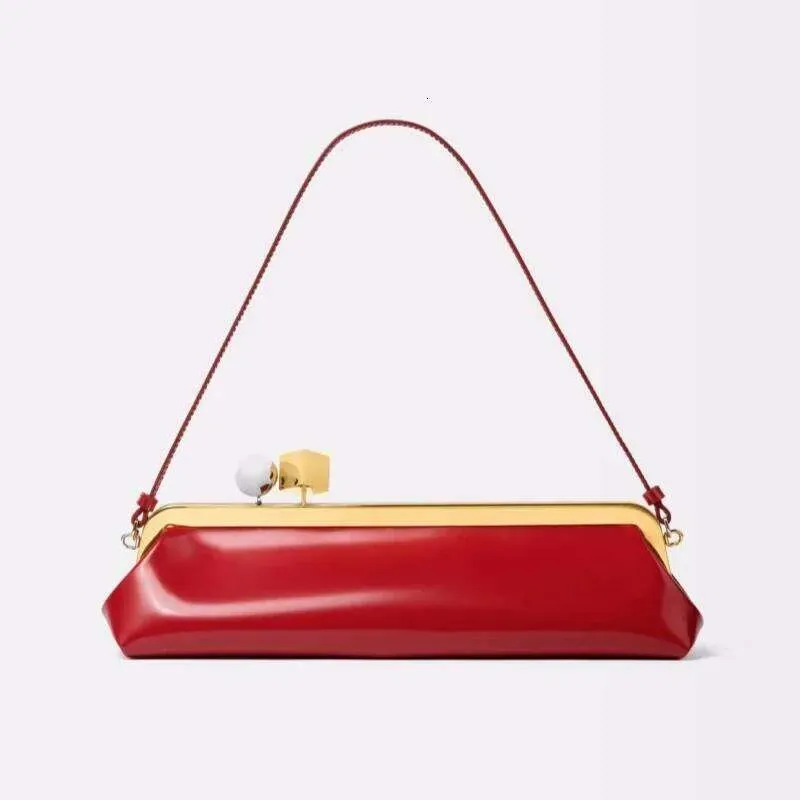 Pochette longue avec bandoulière amovible, sac baguette tendance pour femme, sac à main à clip de créateur pour femme_voghion.com