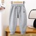 Mother & Kids Outer Wear Pants Unisex Kids' Cotton Casual Pants - Soft & Comfortable Elastic Waist Trousers For Boys & Girls (80-120cm, 5 Colors)_voghion.com
