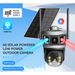 4G HD Bullet Camera Solar Powered Low Consumption 360 Panoramic Dual Lens WIFI Surveillance Power Saving_voghion.com